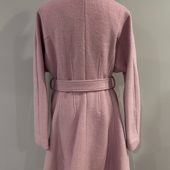 Guess Double Breasted Wool Blend Belted Pea Coat - Picture 5 of 15